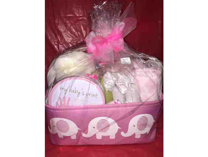 Welcome Baby Girl Basket