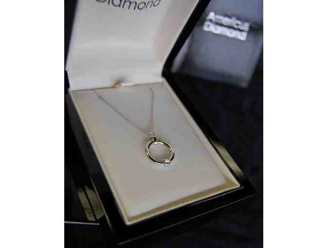 Americus Diamond Circle of Support Diamond Pendant