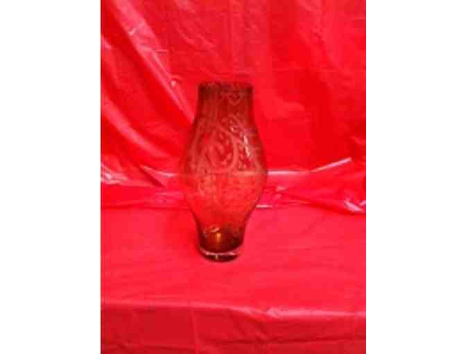 Amber Crystal Vase