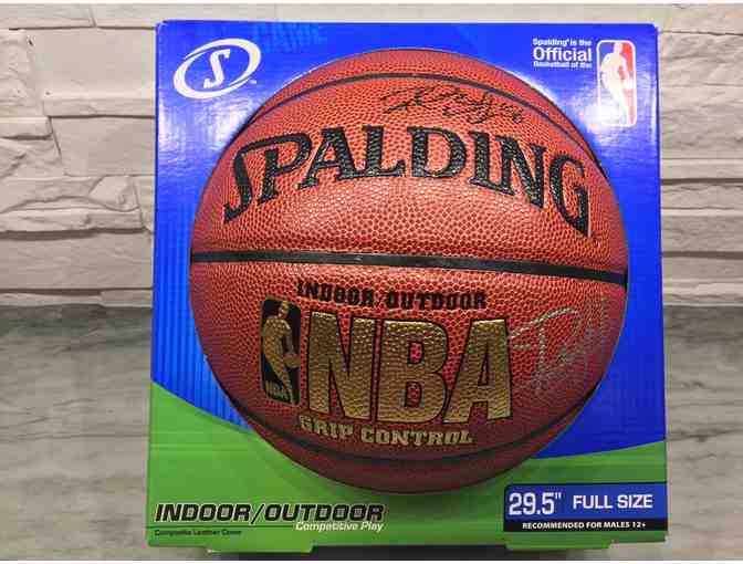 New Official NBA Basketball signed by Spurs Patty Mills and Rasual Butler - Ball 2