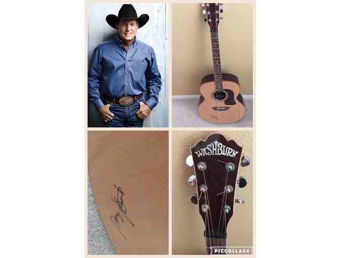 George Strait  - Autographed Washburn Guitar
