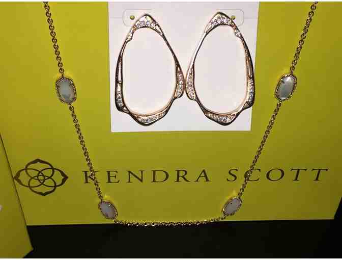 Kendra Scott Rose Gold: Livi Earrings and Kellie Necklace