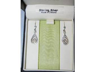 Sterling Silver Celtic Necklace & Earring Set