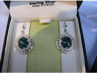 Sterling Silver Pendant and Matching Earrings