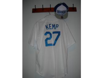 Los Angeles Dodger's Jersey and Cap