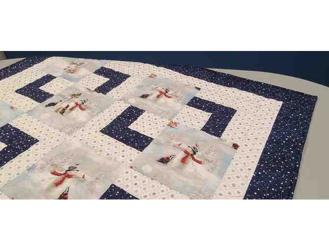 'Woodland Critters' handmade quilt by Wyoming quilter, Dina Jacquemin