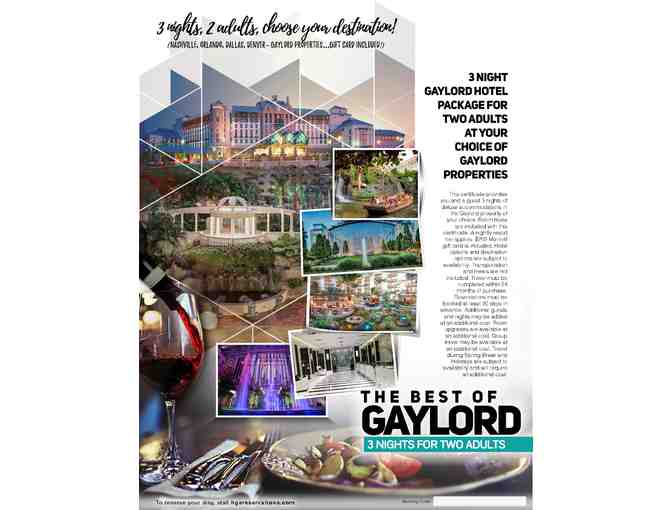 Gaylord Hotel Getaway