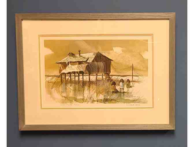 Signed Robert Fabe print "Low Tide" - Photo 1