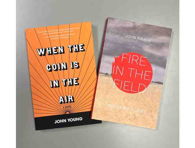 2 Signed Books by John Young, Wyoming Author