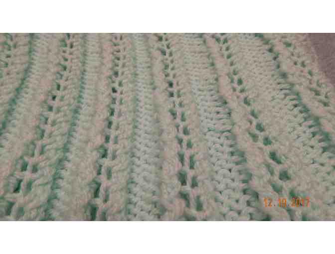 Locally Hand Knitted Baby Afghan