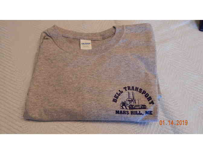 Gray Bell Transport T-Shirt (Size L) - Photo 1