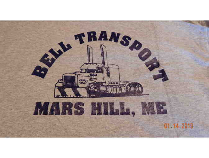 Gray Bell Transport T-Shirt (Size L) - Photo 2