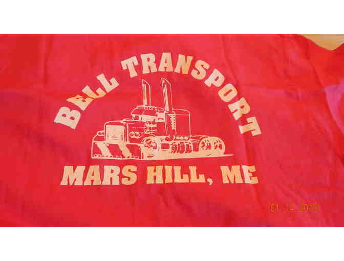 Pink Bell Transport T-Shirt (Size Medium)