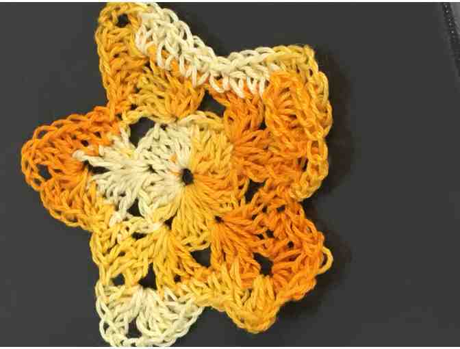 Eight Hand Knit Mini Stars Made Locally