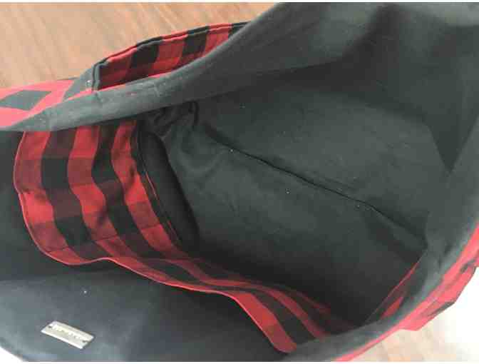 Buffalo Plaid Tote Bag & Matching Wallet (Handmade Locally)