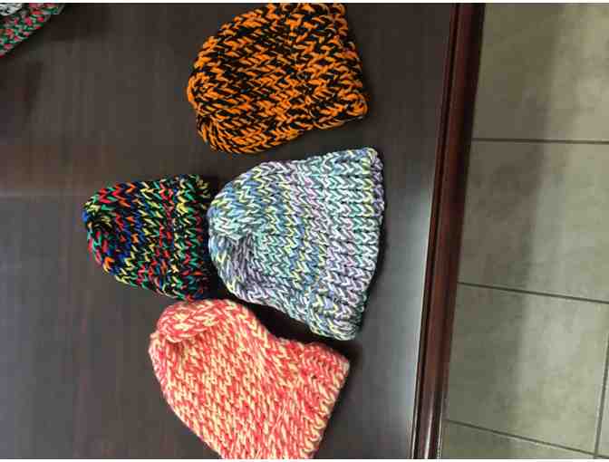 FOUR HAND KNIT DOLL HATS (MADE LOCALLY)