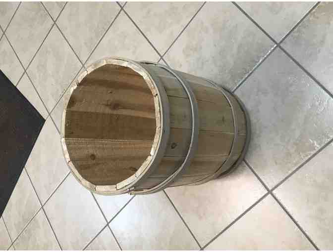 Sanded Cedar Barrel Made By Bradbury Barrel Company