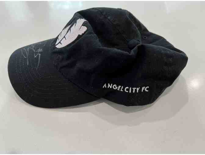 NWSL Women's Soccer ANGEL CITY FC Autographed Hat Signed by team captain Ali Riley