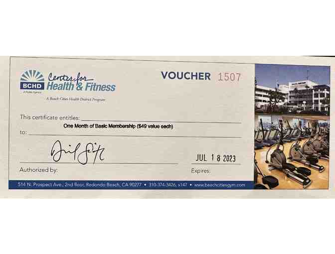 Beach Cities Health District Center for Health & Fitness ONE (1) Month Membership