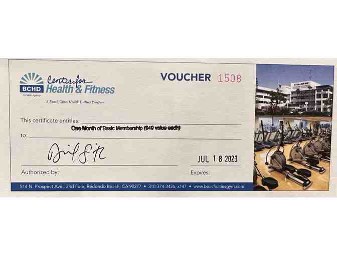 Beach Cities Health District Center for Health & Fitness ONE (1) Month Membership