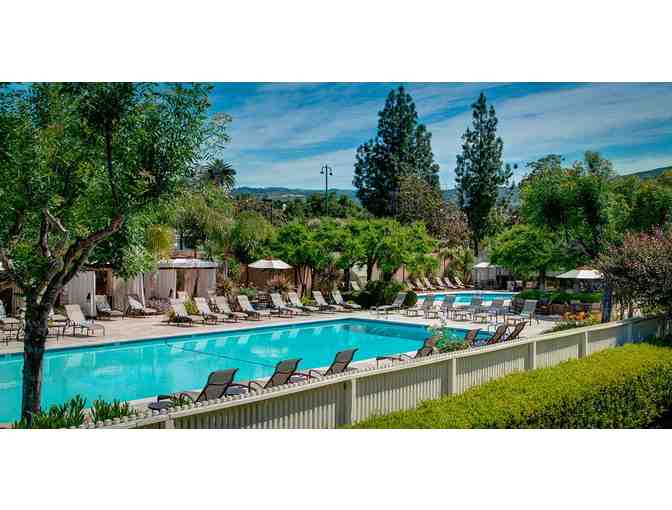 One week at the Silverado Resort and Spa, Napa Valley