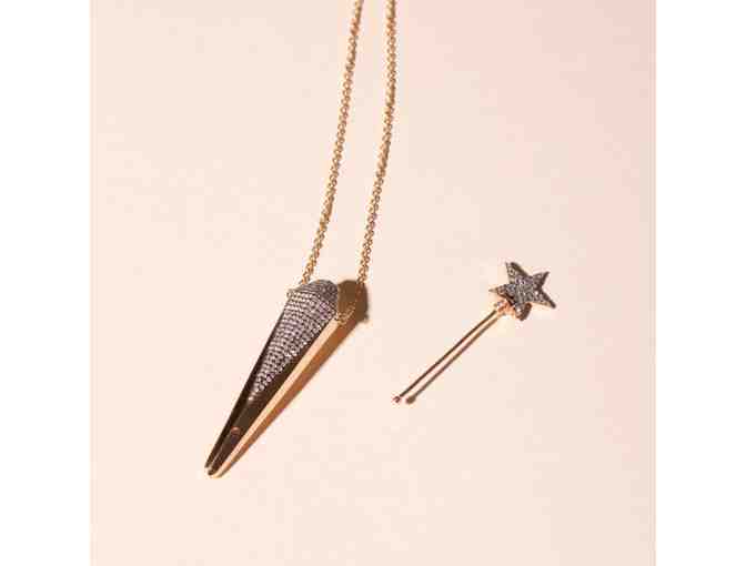 18K Rose Gold & Diamond Perfume Amulette by Designer Diane Kordas