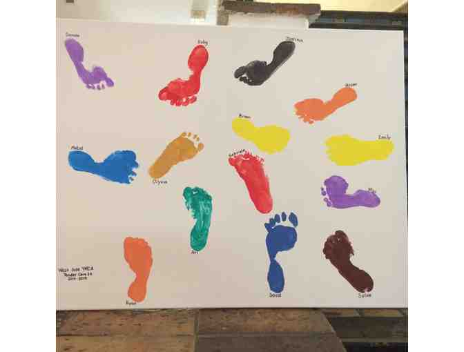 Tender Care IIA (Lauren, Iris and Paulina) Original Masterpiece Foot canvas