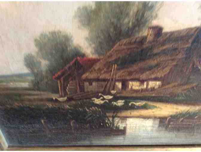 VINTAGE - Very Old Oil Painting