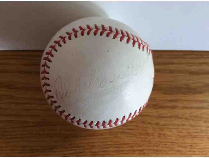 Lou Brock - Red Schoendist Autographed Baseball