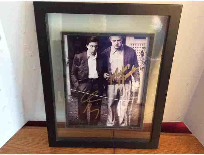 Godfather Signed Photo by Marlon Brando and Al Pacino