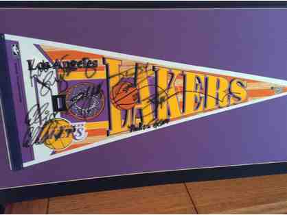 Kobe Bryant Signature - Los Angeles Lakers - Autographed Pennant