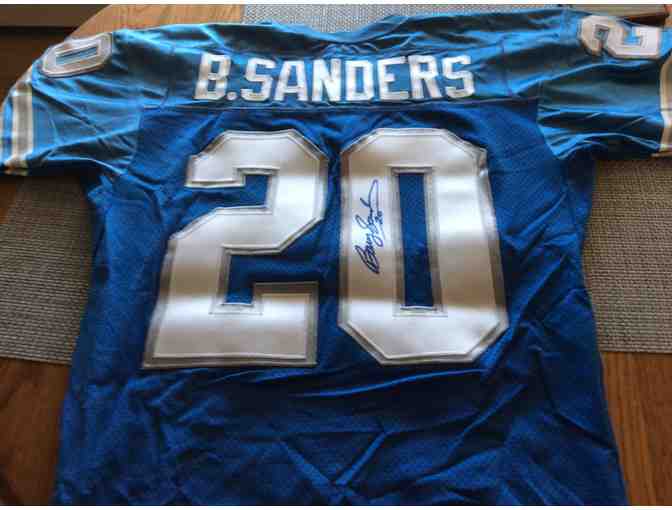 NFL Authentic Autographed Barry Sanders Jersey - Photo 1