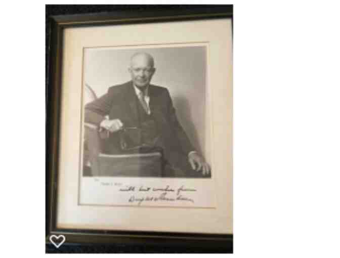 President Dwight D. Eisenhower signed print