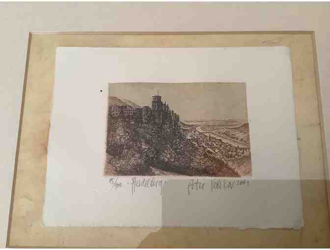 TWO Old Etchings - Photo 1
