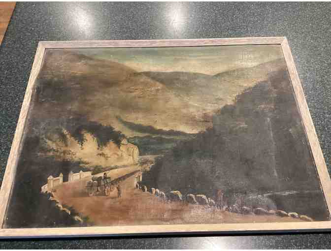 VERY OLD Oil Painting - Photo 1