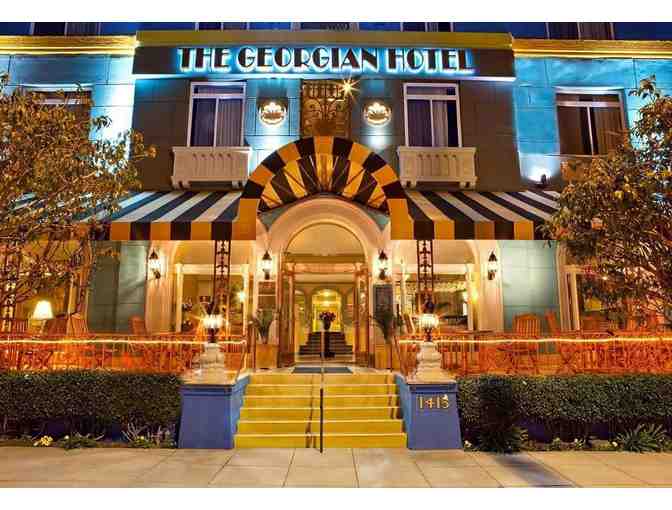One night stay at the beautiful Georgian Hotel in Santa Monica.