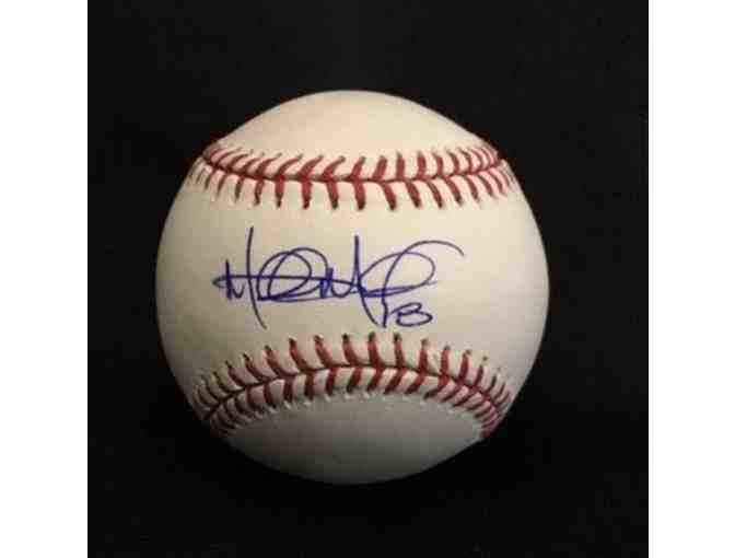 Autographed Baseball: Boston Red Sox 1st baseman Mitch Moreland