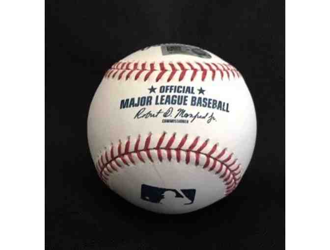 Autographed Baseball: Boston Red Sox 1st baseman Mitch Moreland