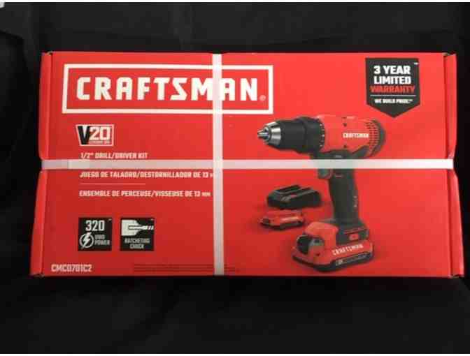 Craftsman 1/2' Drill Driver set with Lithium battery