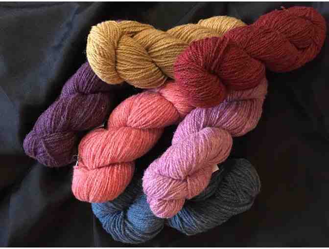 7 skeins of Maine wool knitting worsted - Photo 1