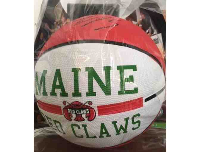 Autographed Maine Red Claws Basketball