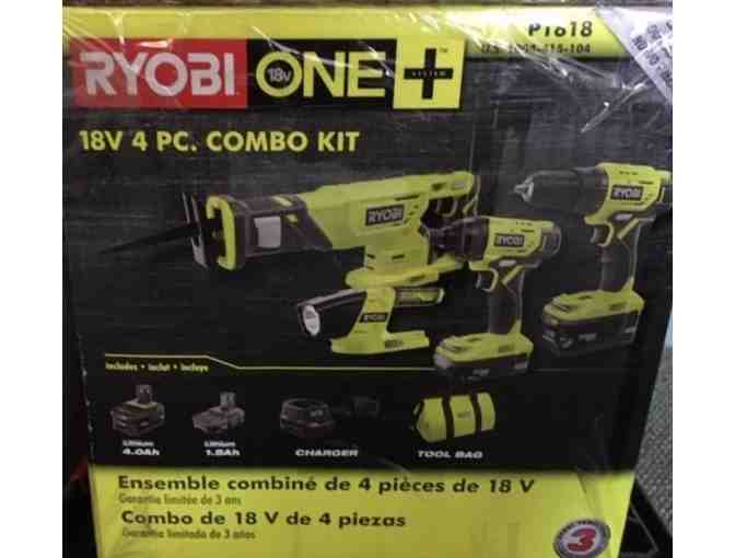 Ryobi 18V 4 piece combo kit