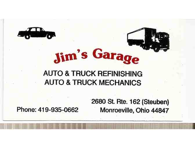 $50.00 GC for Labor for Repairs from Jim's Garage