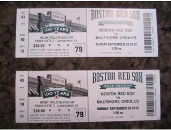 Red Sox Tickets and Starbucks Package