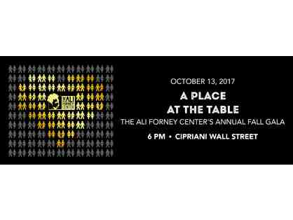 2 Tickets to Ali Forney Center Annual Fall Gala Oct.13,2017