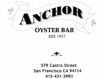 Where does an oyster go when it needs a drink? Anchor Oyster Bar!!