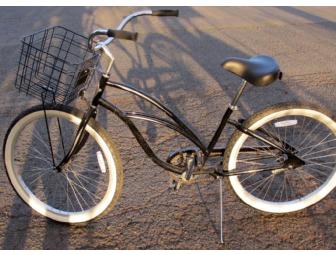 Black Cruiser Bicycle- YOU will REALLY be BACK in BLACK!