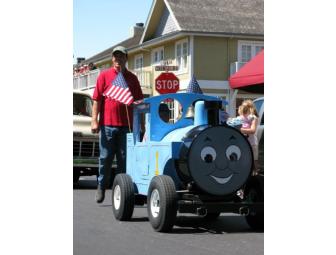 Ride in the 4th of July Parade in the 'Thomas the Tank Engine'