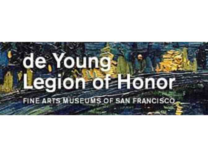 4 Passes for deYoung/Legion of Honor Museums in San Francisco - Photo 1