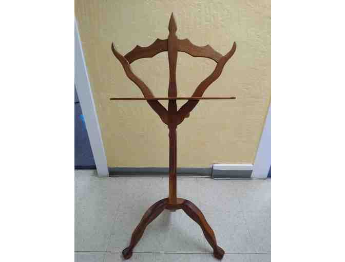 Hand-Made Wooden Music Stand by Woodwork Teacher Andy French